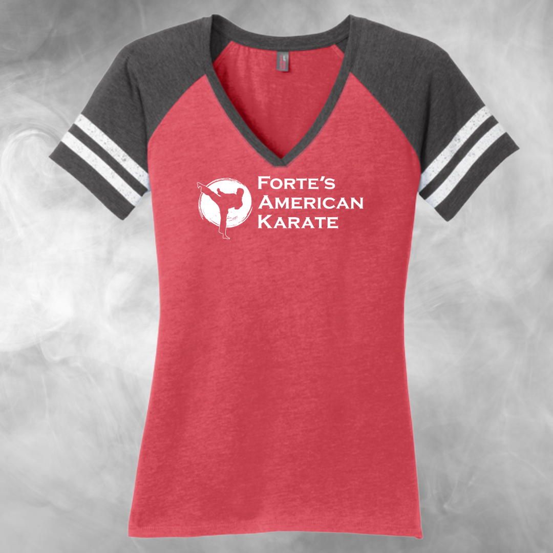 Forte's Karate Spring Women's Game V-Neck Tee