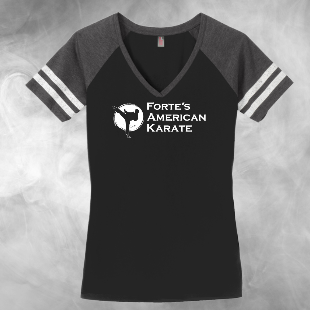 Forte's Karate Spring Women's Game V-Neck Tee