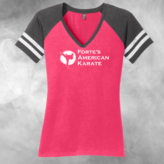 Forte's Karate Spring Women's Game V-Neck Tee