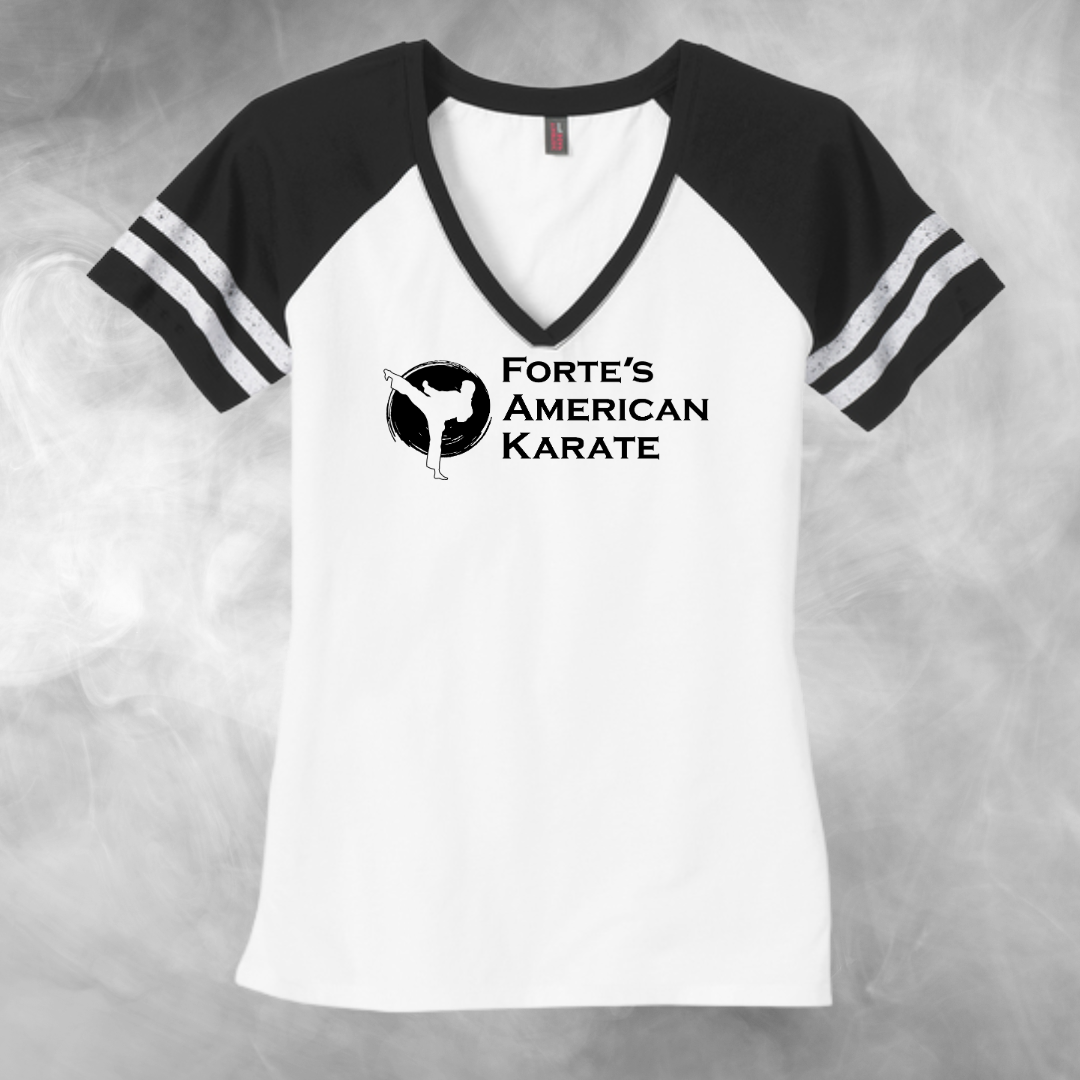Forte's Karate Spring Women's Game V-Neck Tee