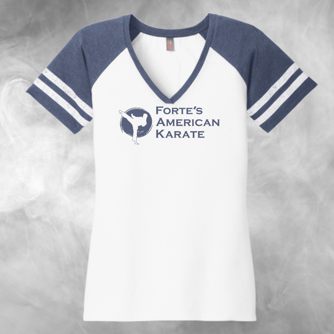 Forte's Karate Spring Women's Game V-Neck Tee