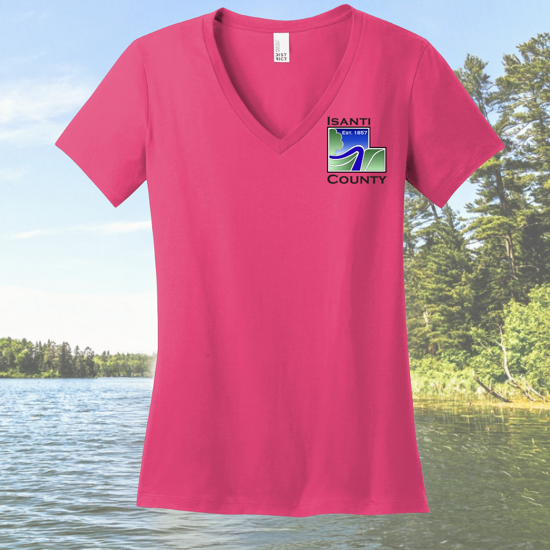 Isanti County Women’s Perfect Weight® V-Neck Tee