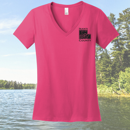 Isanti County Women’s Perfect Weight® V-Neck Tee