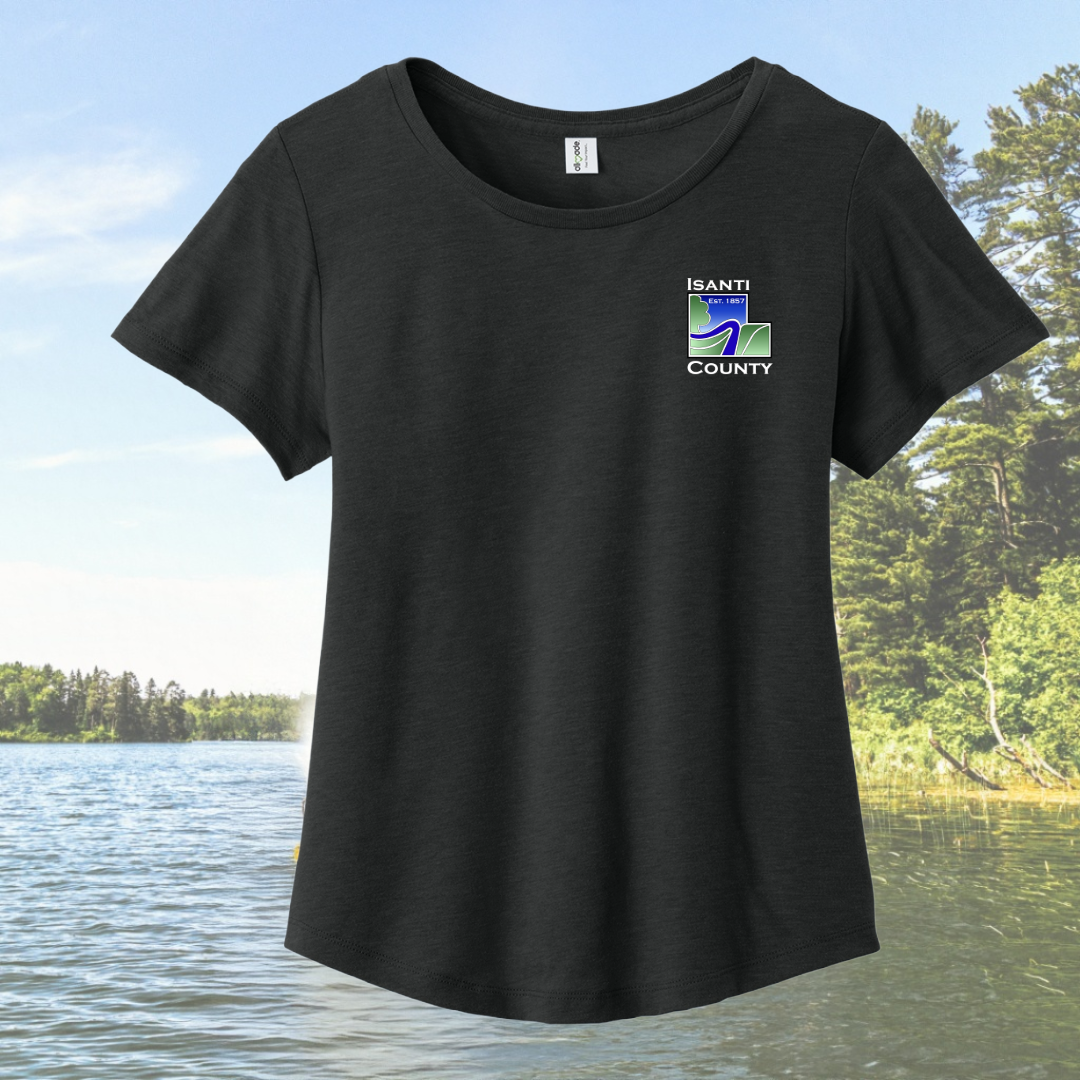 Isanti County Women’s Relaxed Tri-Blend Scoop Neck Tee