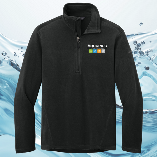 Aquarius Home Services Eddie Bauer 1/2 Zip Microfleece Jacket