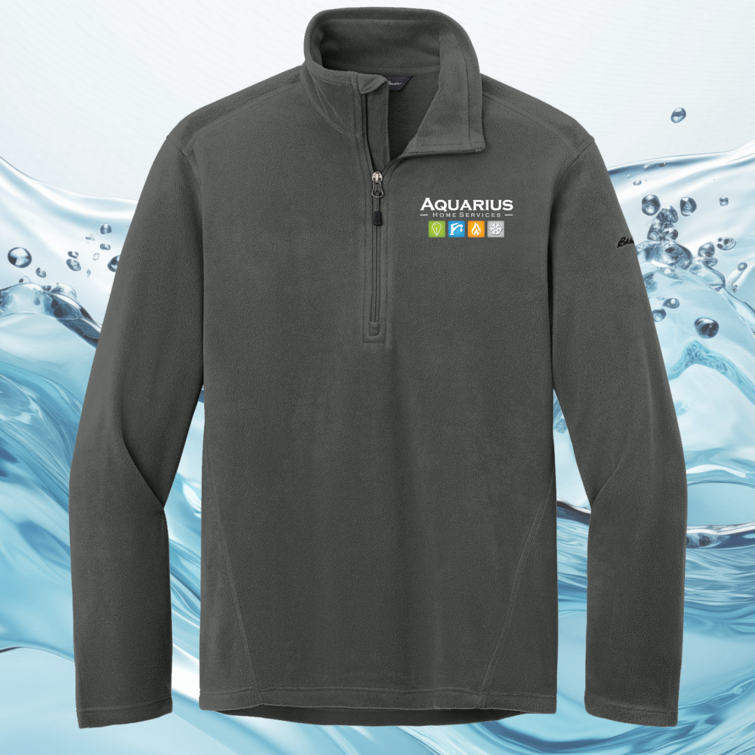 Aquarius Home Services Eddie Bauer 1/2 Zip Microfleece Jacket