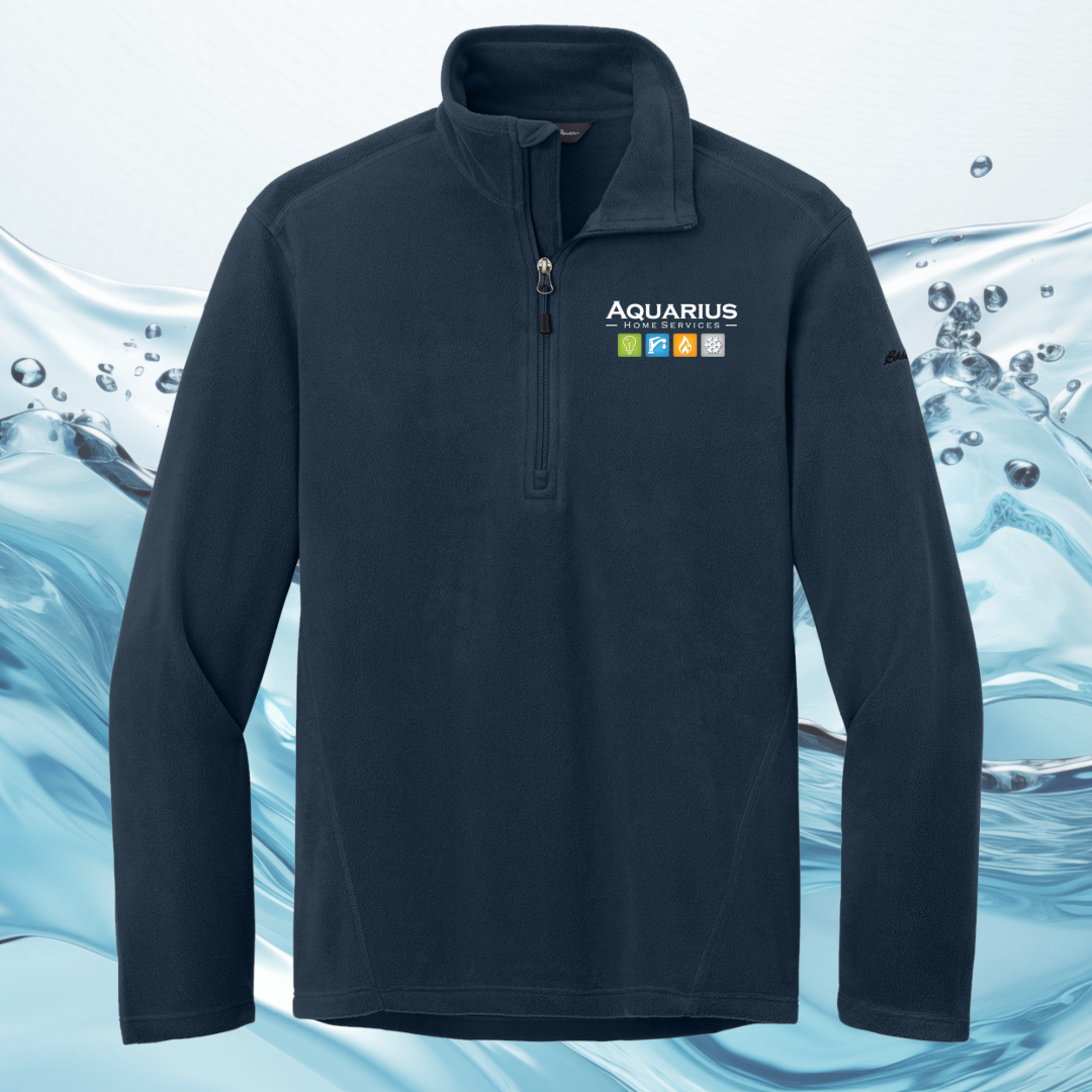 Aquarius Home Services Eddie Bauer 1/2 Zip Microfleece Jacket