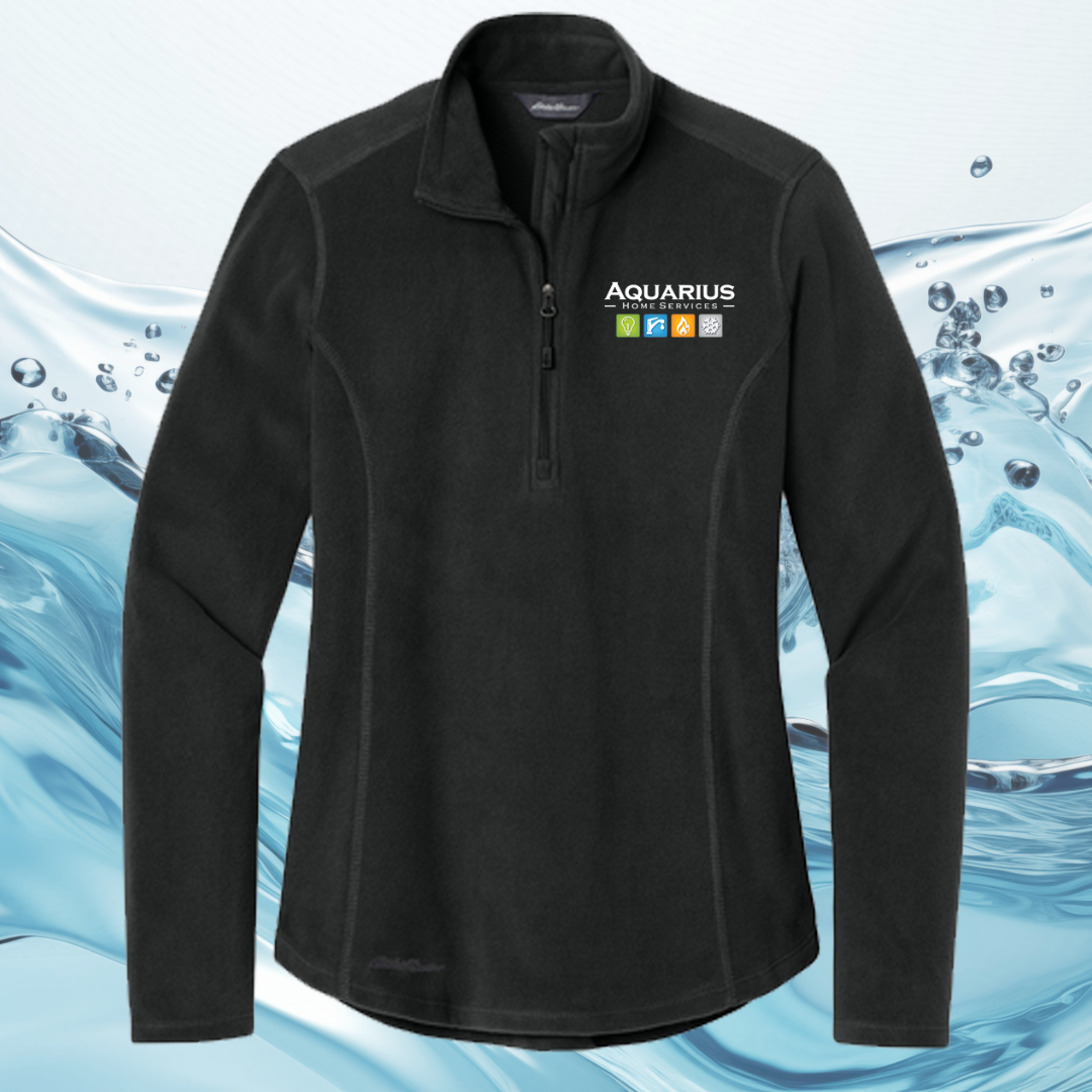 Aquarius Home Services Eddie Bauer Women's 1/2 Zip Microfleece Jacket