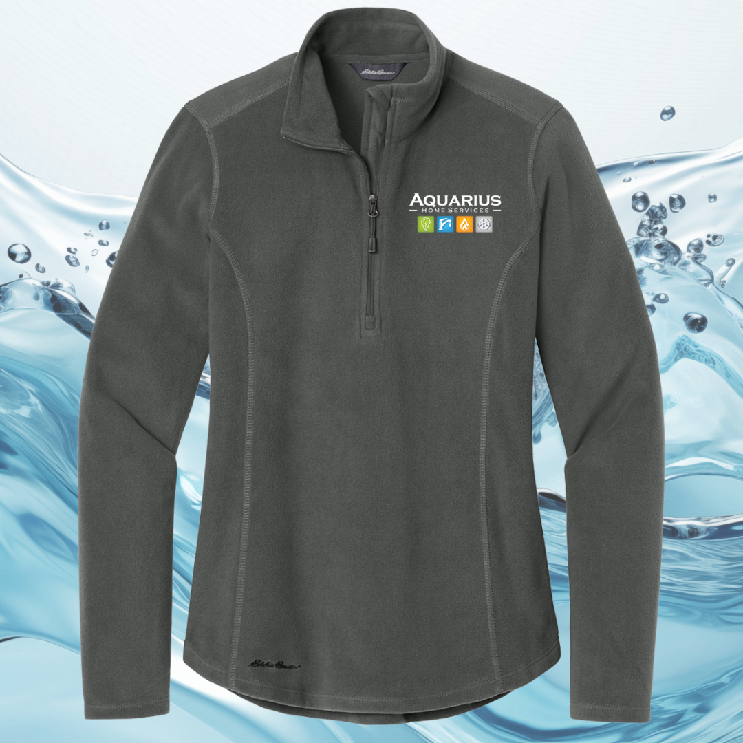 Aquarius Home Services Eddie Bauer Women's 1/2 Zip Microfleece Jacket