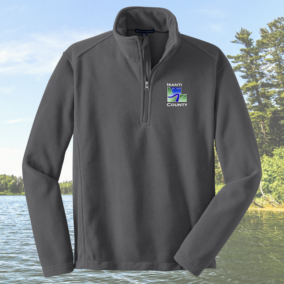 Isanti County Zoning and Assessor 1/2 Zip Fleece Pullover