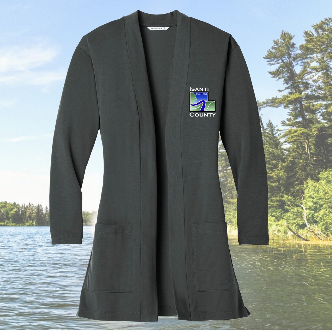 Isanti County Women's Concept Long Pocket Cardigan