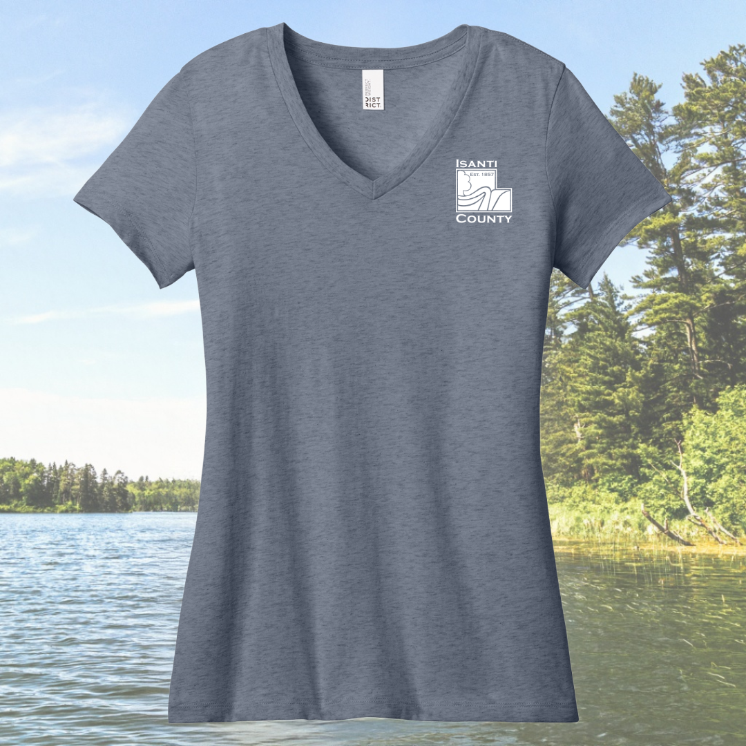 Isanti County Women’s Perfect Weight® V-Neck Tee