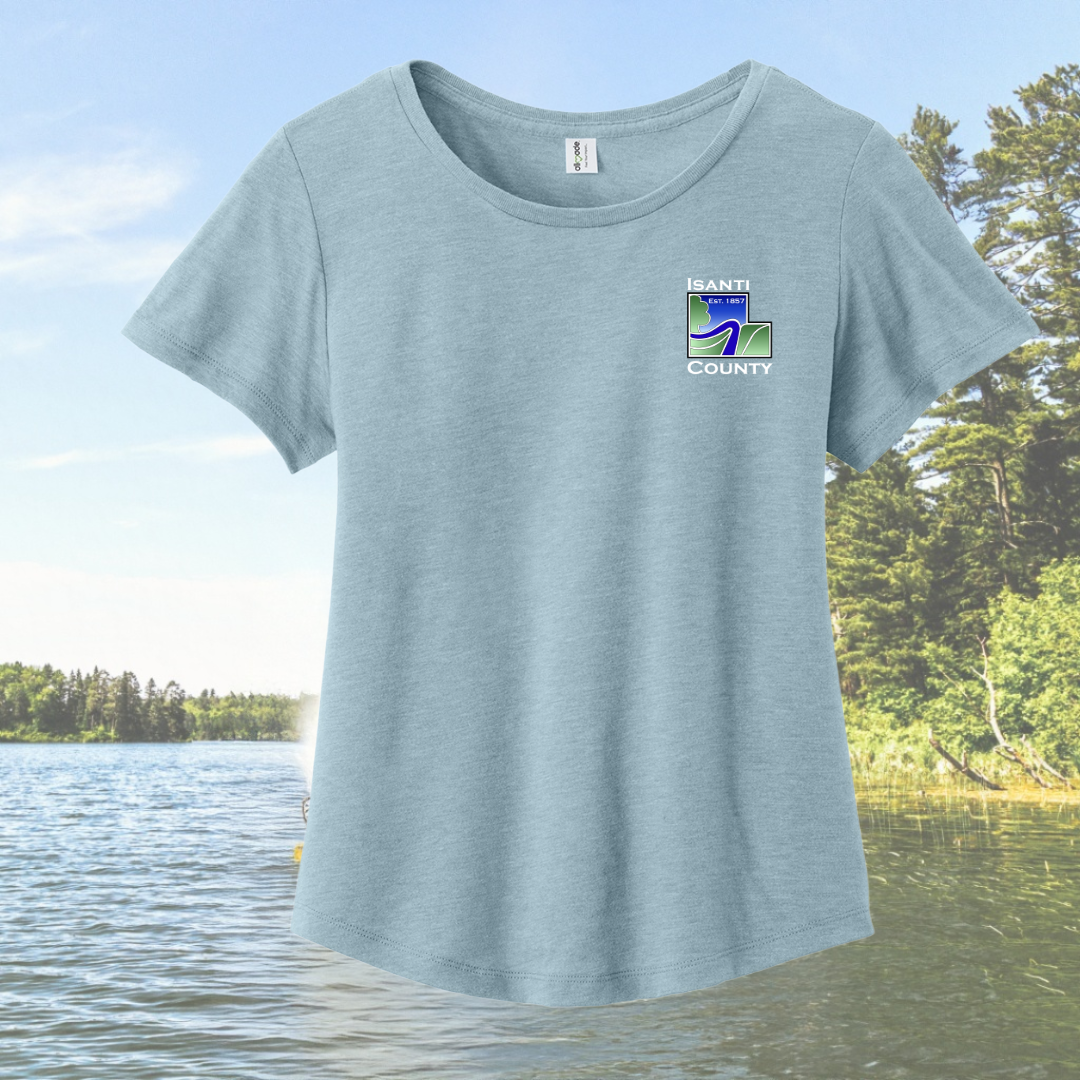 Isanti County Women’s Relaxed Tri-Blend Scoop Neck Tee