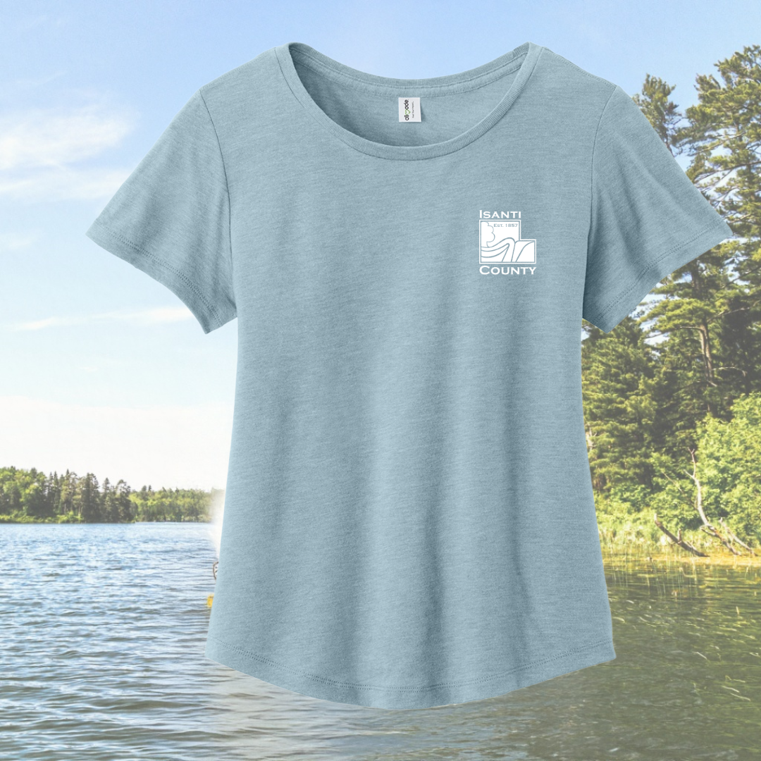 Isanti County Women’s Relaxed Tri-Blend Scoop Neck Tee