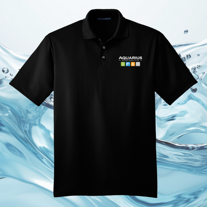 Aquarius Home Services Performance Fine Jacquard Uniform Polo