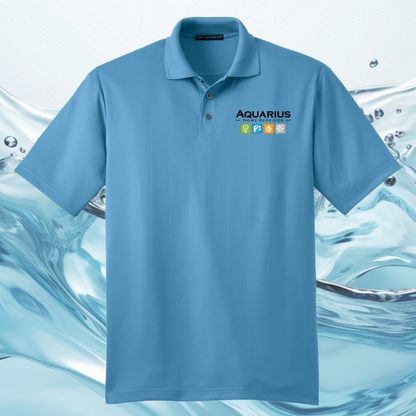 Aquarius Home Services Performance Fine Jacquard Uniform Polo