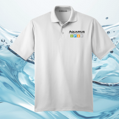 Aquarius Home Services Performance Fine Jacquard Uniform Polo