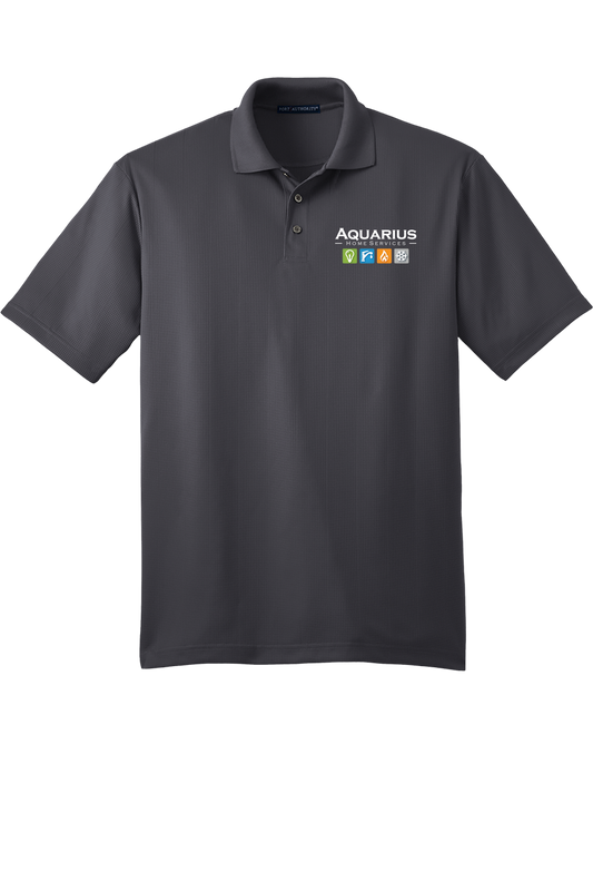 Aquarius Home Services Performance Fine Jacquard Uniform Polo