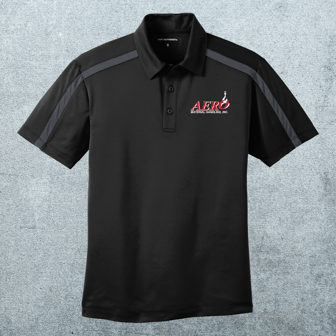 Aero Silk Touch Performance Colorblock Stripe Polo