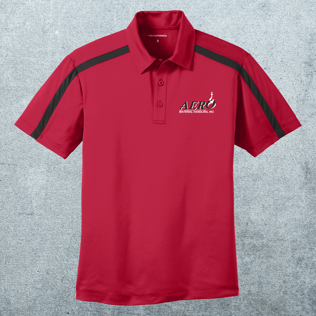 Aero Silk Touch Performance Colorblock Stripe Polo