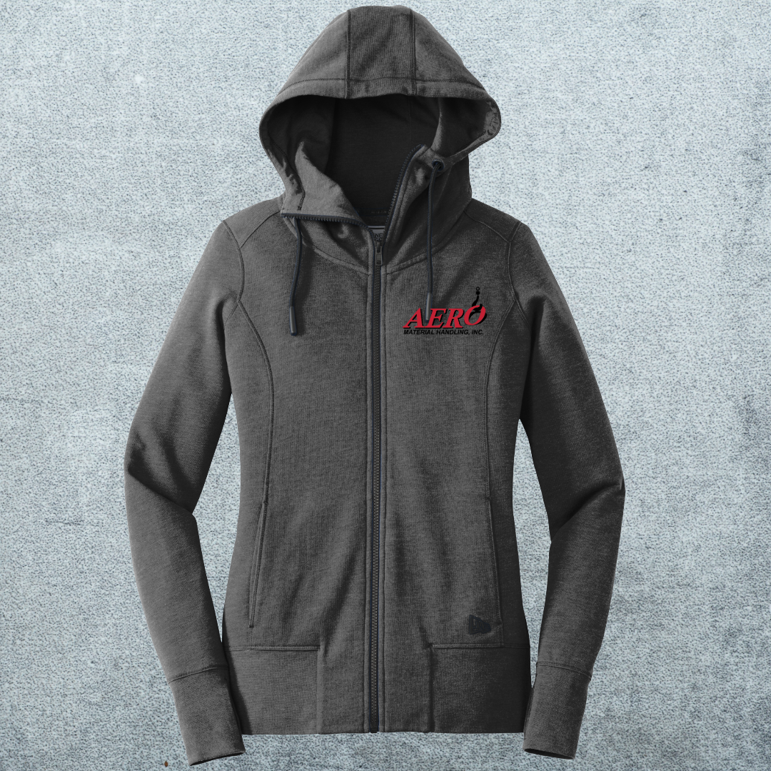 Aero Women's Triblend Fleece Full Zip Hoodie