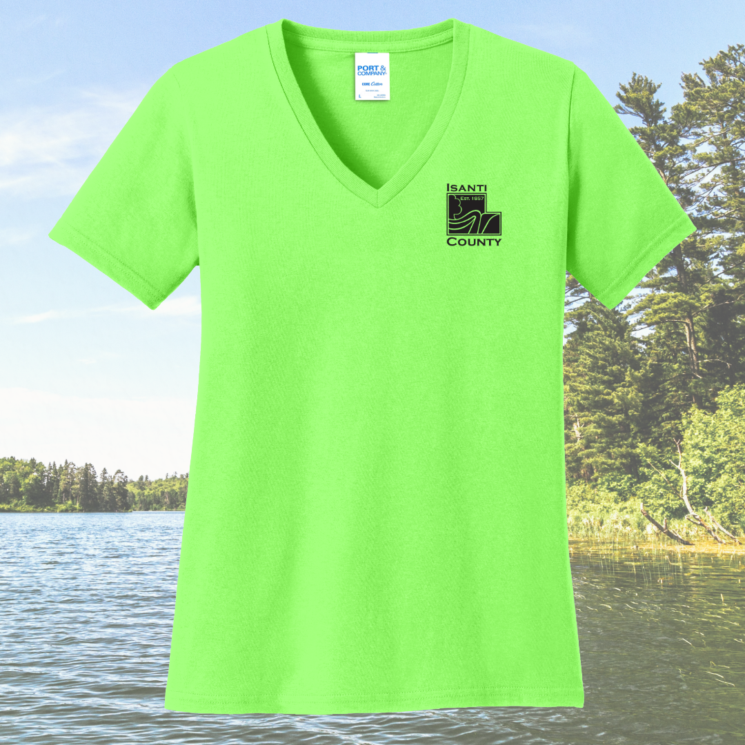 Isanti County Zoning and Assessor Women's Cotton V-Neck