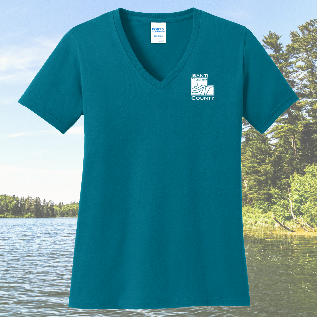Isanti County Zoning and Assessor Women's Cotton V-Neck