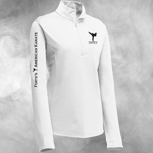 Forte's Karate Spring Women's Lightweight Performance 1/4 Zip Pullover