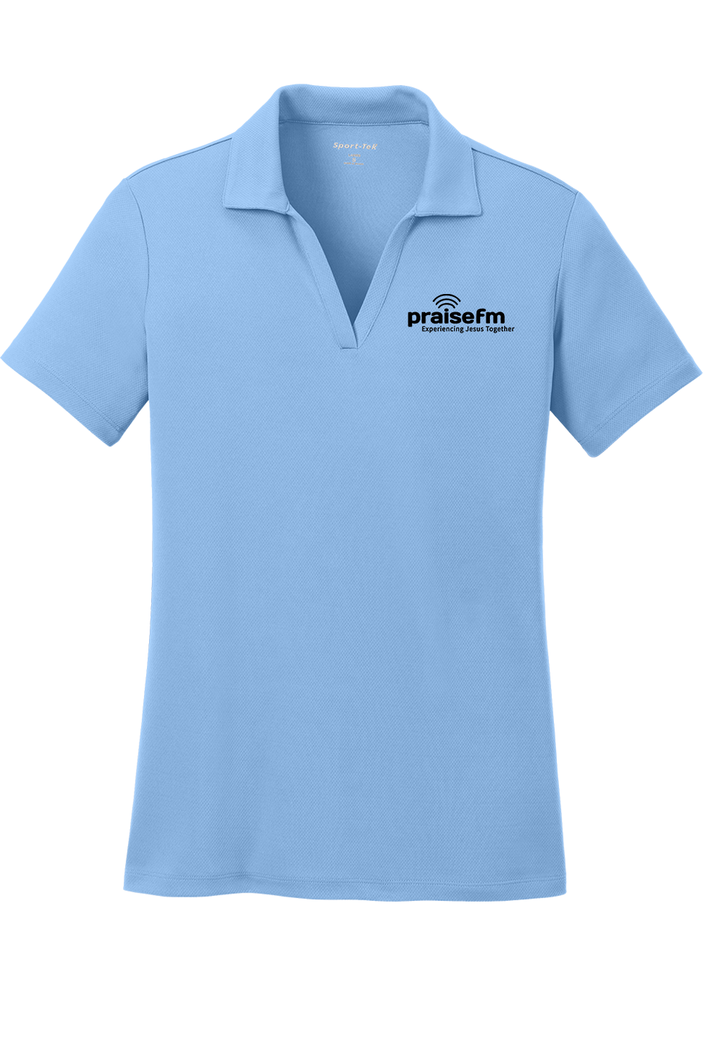 PraiseFM Women's Racer Mesh Breathable Polo
