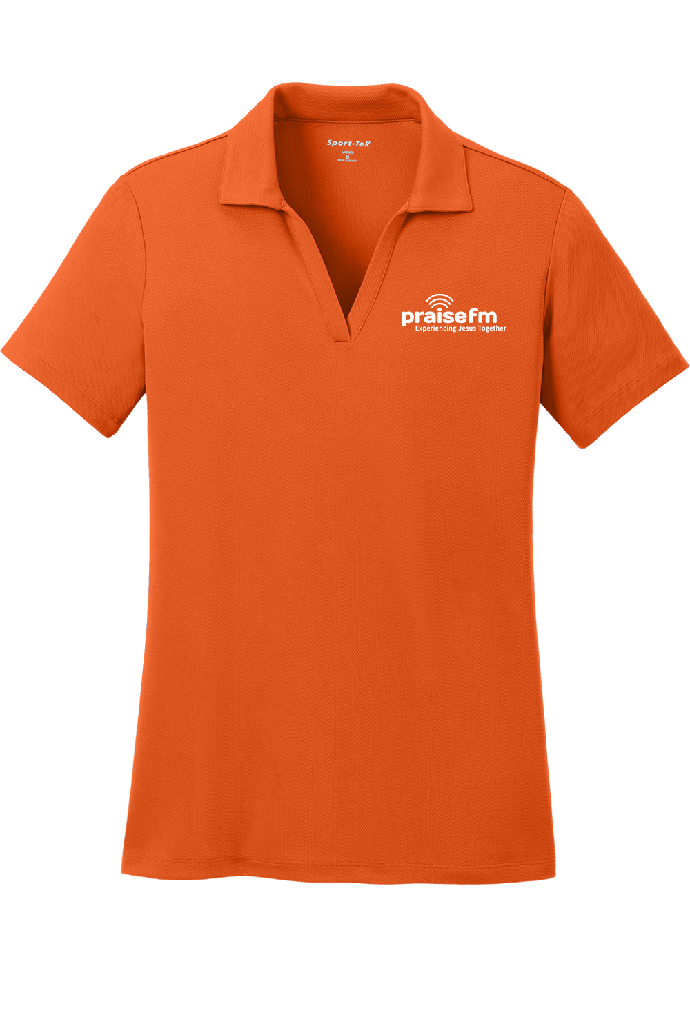 PraiseFM Women's Racer Mesh Breathable Polo