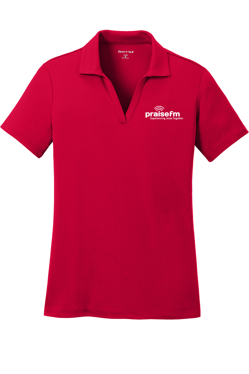 PraiseFM Women's Racer Mesh Breathable Polo