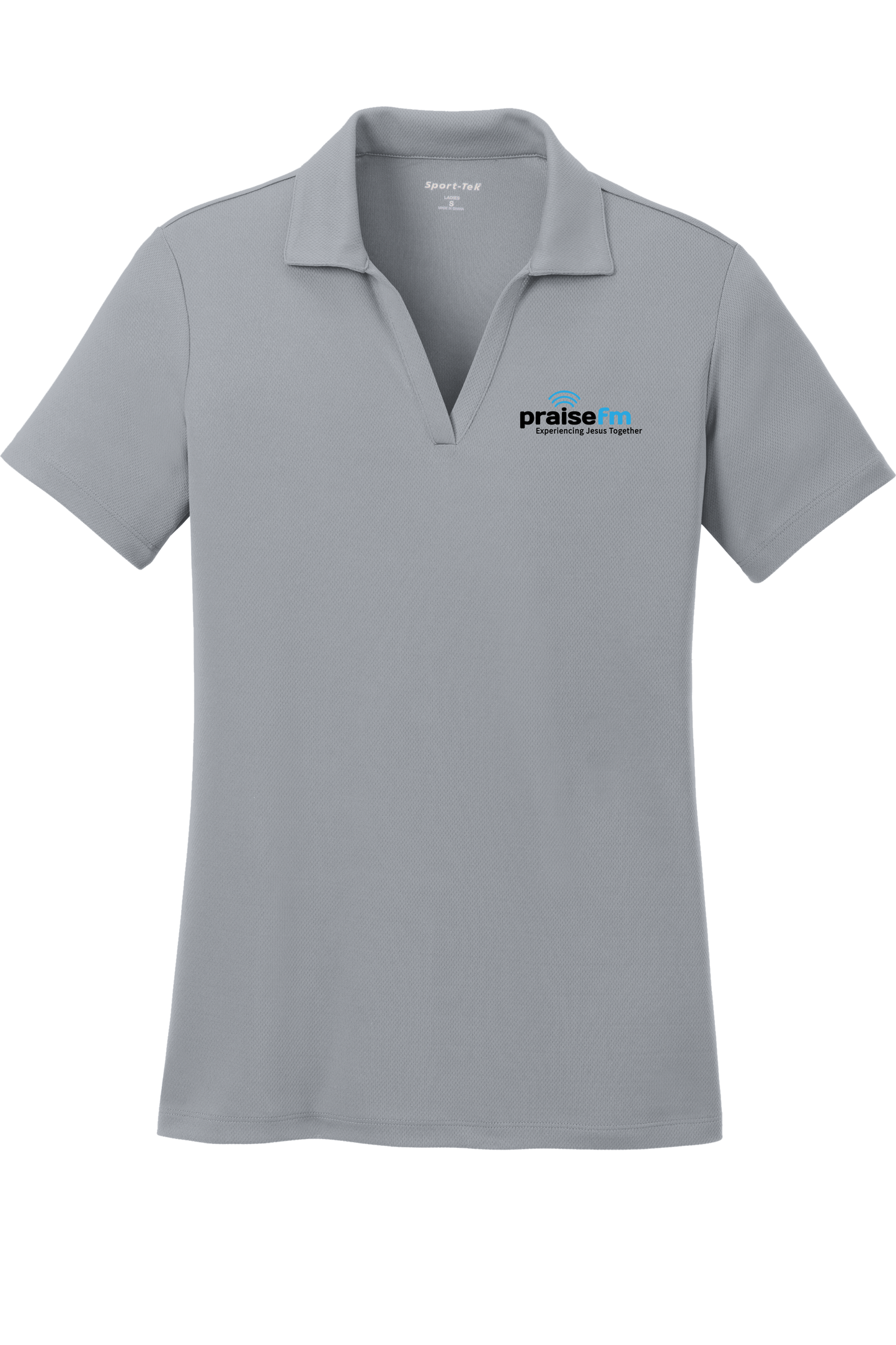 PraiseFM Women's Racer Mesh Breathable Polo