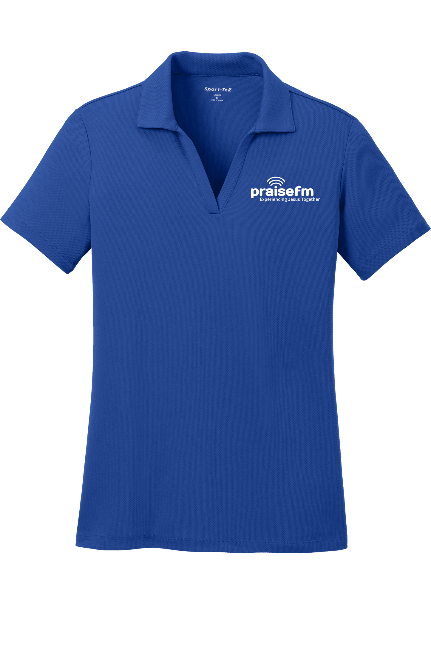 PraiseFM Women's Racer Mesh Breathable Polo