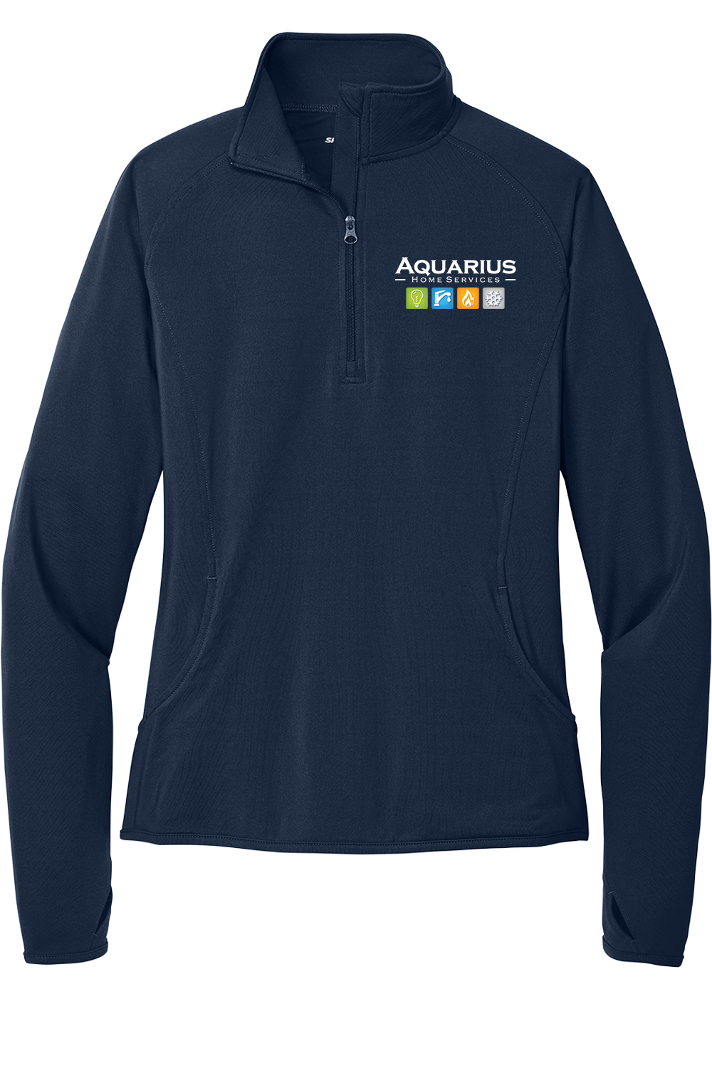 Aquarius Home Services Women's Performance Fleece 1/4 Zip Pullover