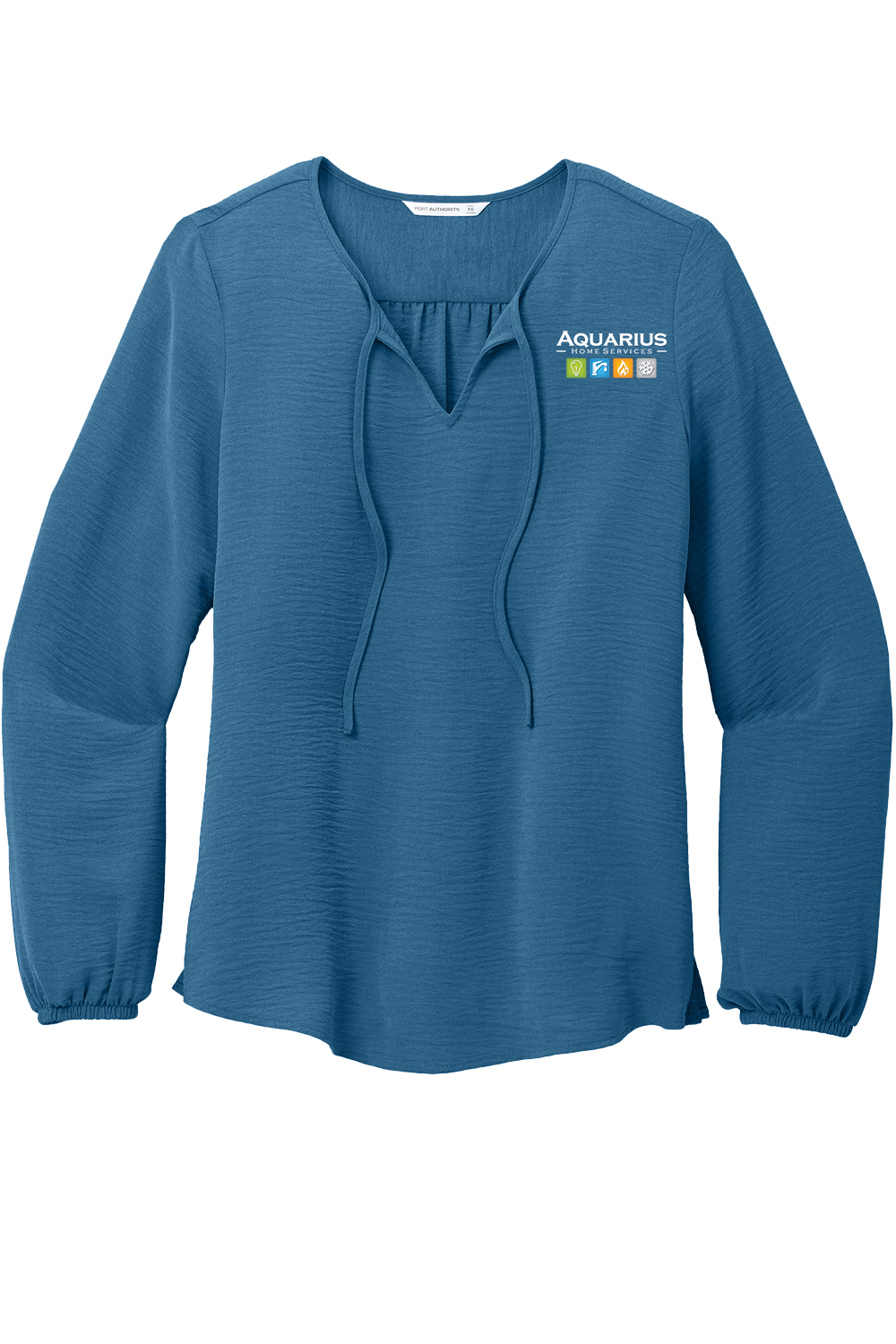 Aquarius Home Services Women's Textured Crepe Blouse