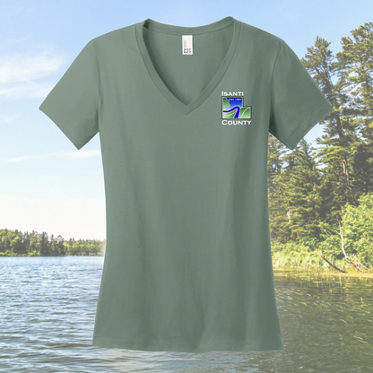Isanti County Women’s Perfect Weight® V-Neck Tee