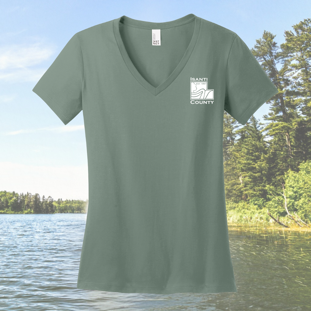 Isanti County Women’s Perfect Weight® V-Neck Tee