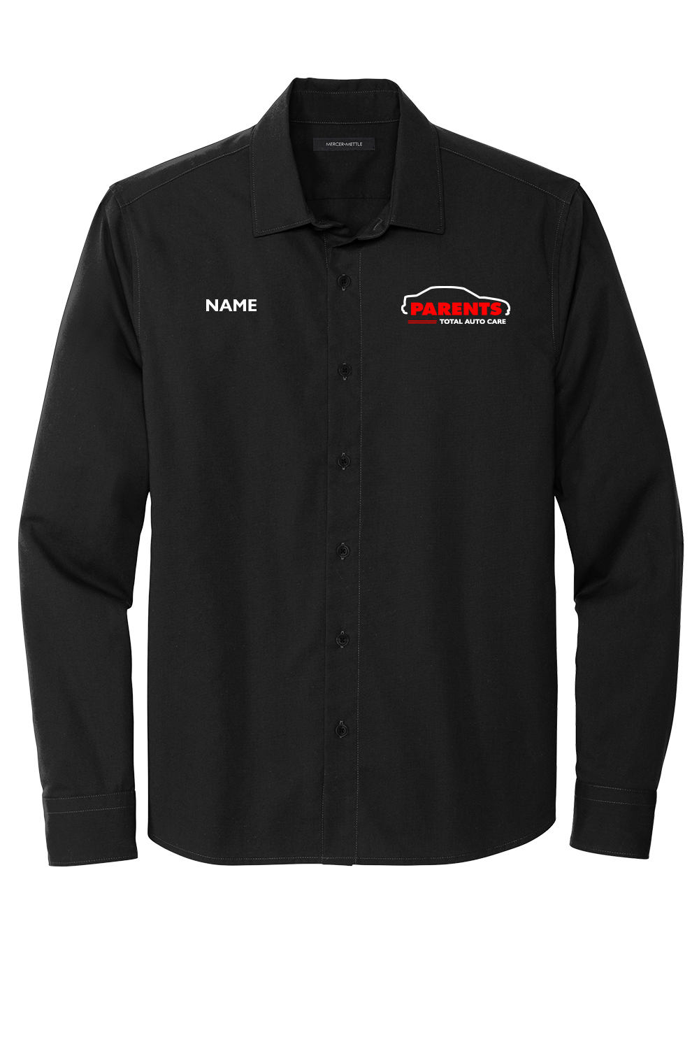 Parents Advisor Long Sleeve Stretch Woven Shirt