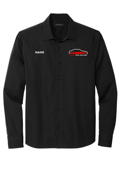 Parents Advisor Long Sleeve Stretch Woven Shirt