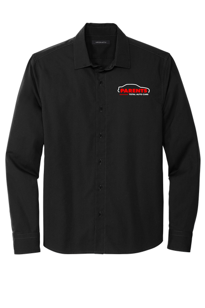 Parents Advisor Long Sleeve Stretch Woven Shirt
