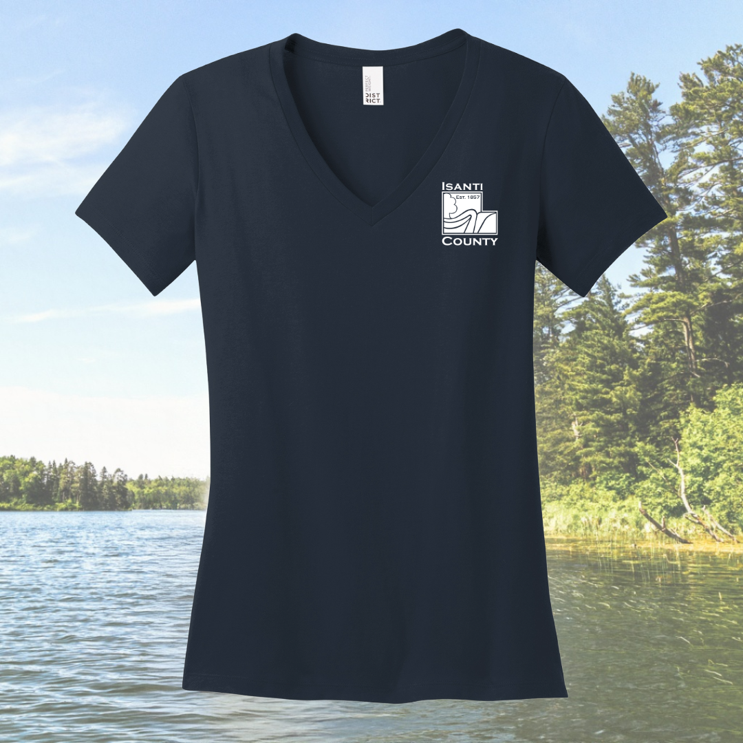 Isanti County Women’s Perfect Weight® V-Neck Tee