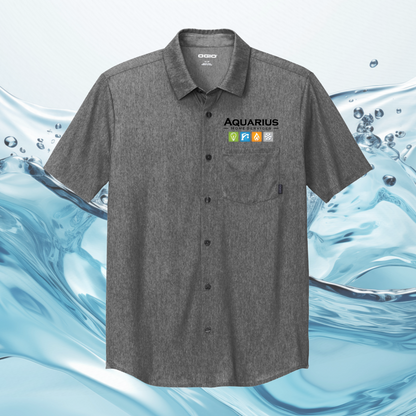 Aquarius Home Services Ogio Short Sleeve Button Up