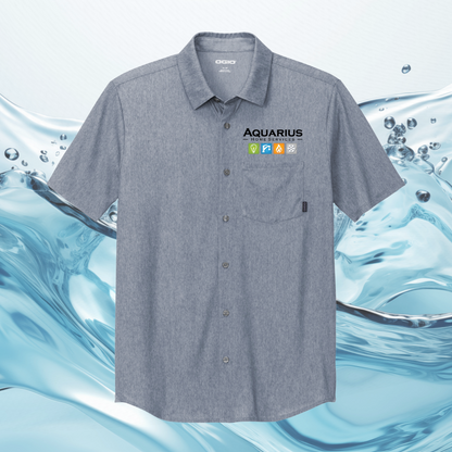 Aquarius Home Services Ogio Short Sleeve Button Up