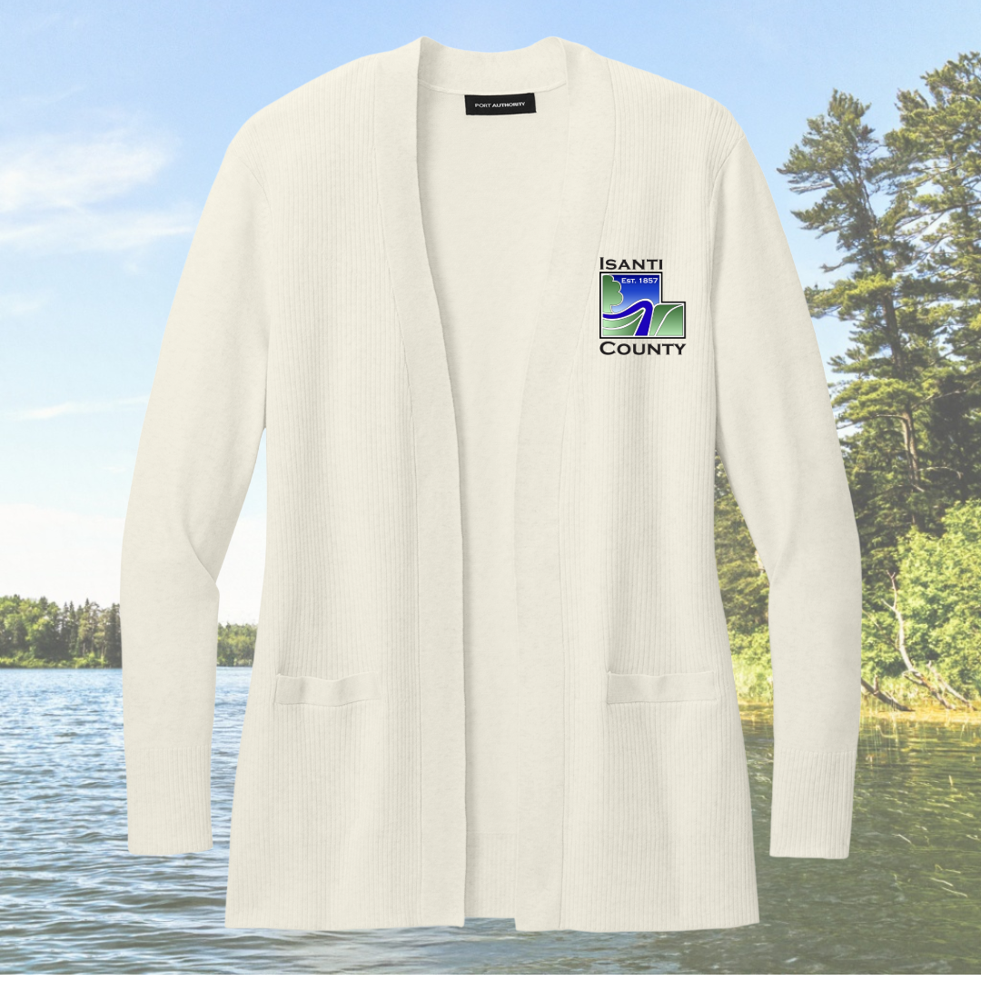 Isanti County Women’s Easy Care Open-Front Cardigan Sweater