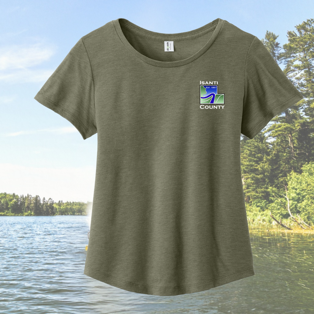 Isanti County Women’s Relaxed Tri-Blend Scoop Neck Tee