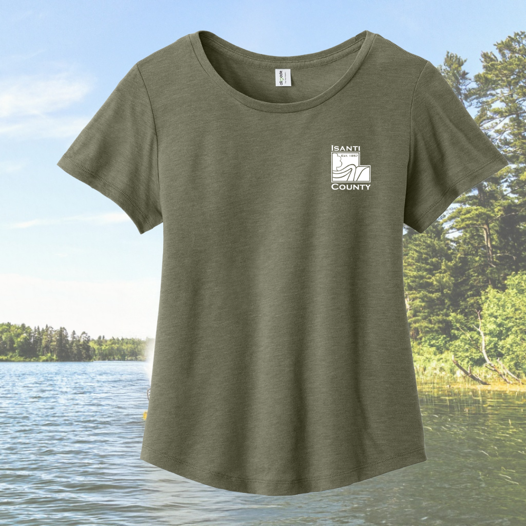 Isanti County Women’s Relaxed Tri-Blend Scoop Neck Tee