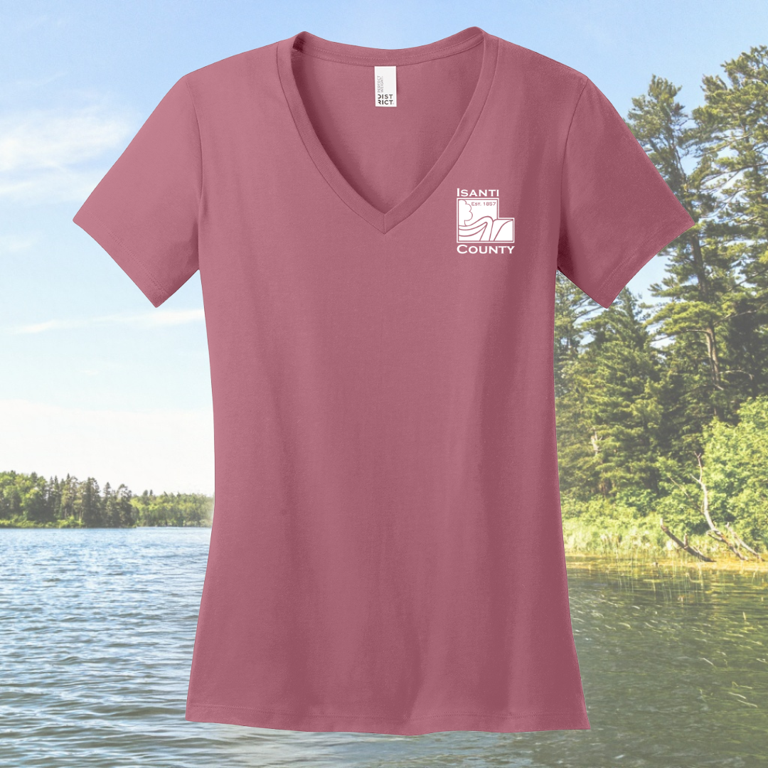 Isanti County Women’s Perfect Weight® V-Neck Tee