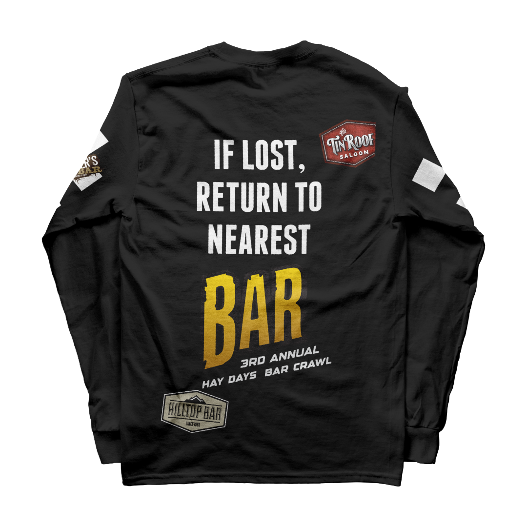 Hay Days 2026 Bar Crawl Long Sleeve