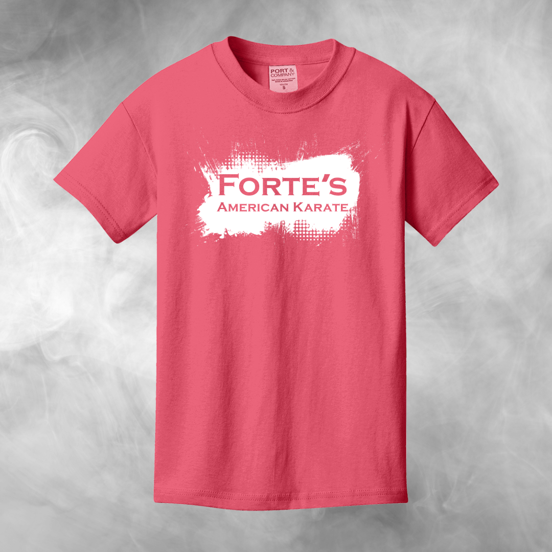 Forte's Karate Spring Youth Beach Wash Tee