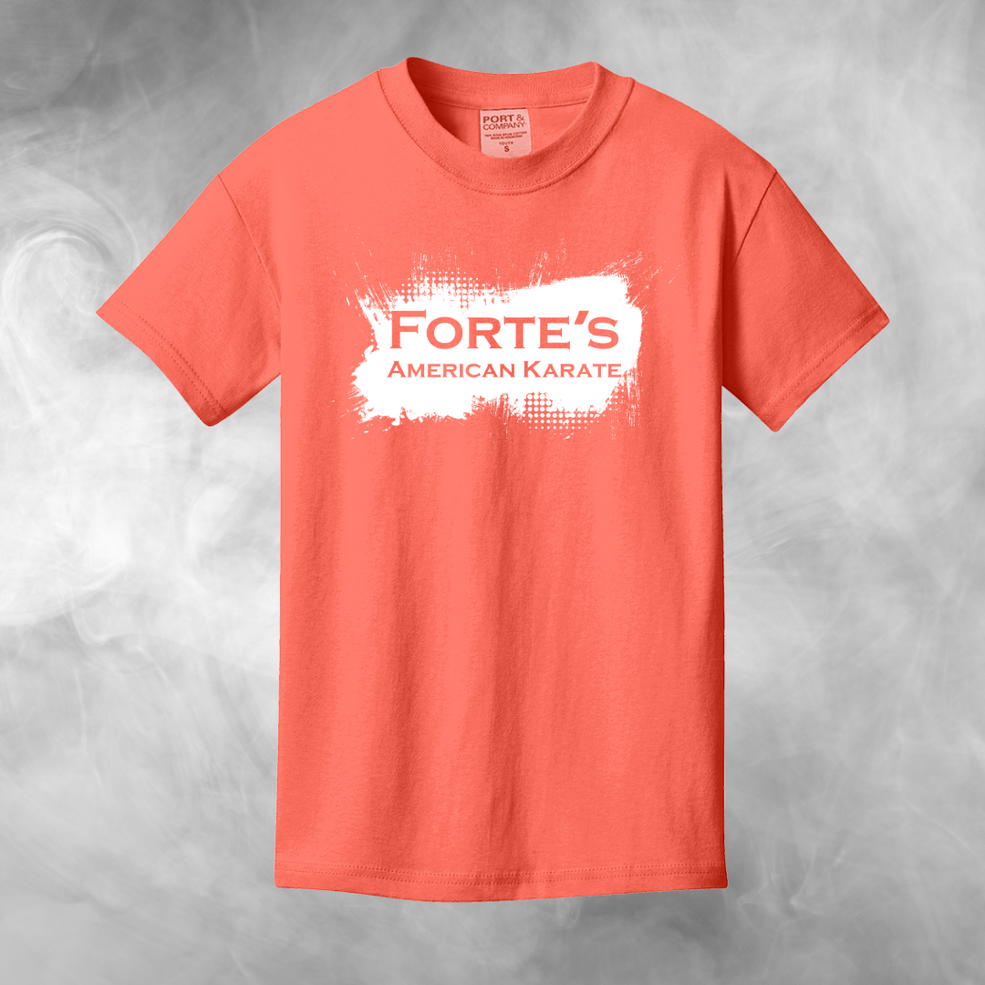 Forte's Karate Spring Youth Beach Wash Tee